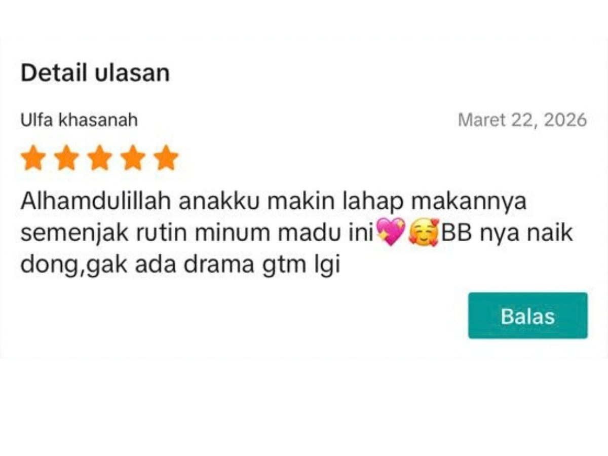 Testimoni pelanggan TinyHoney 1