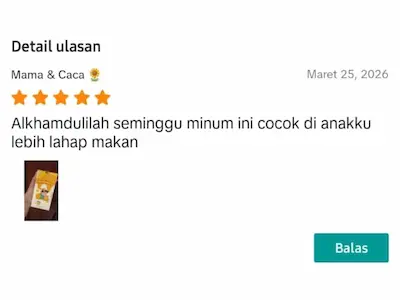 Testimoni pelanggan TinyHoney 3